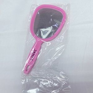 Janet Collection hand mirror carry on color pink new